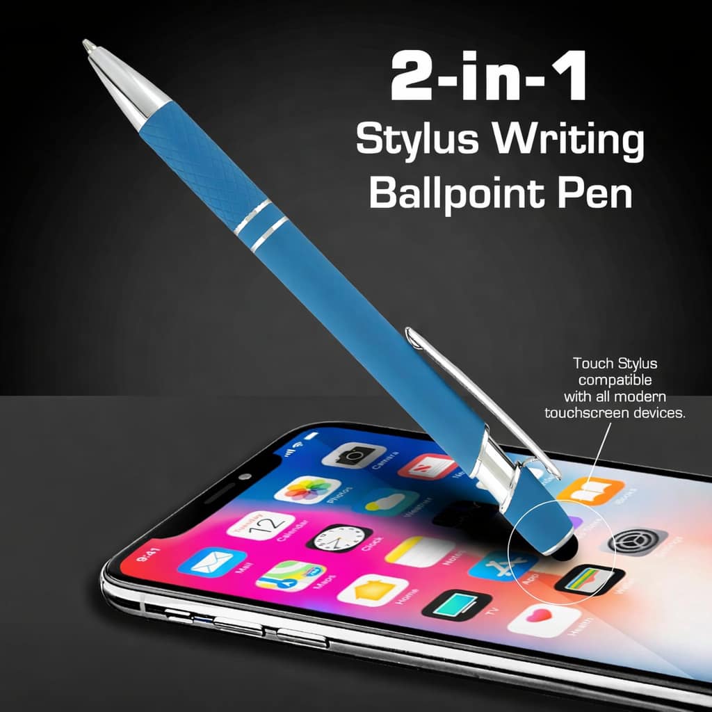 2-in-1 stylus ballpoint pen for touch screens