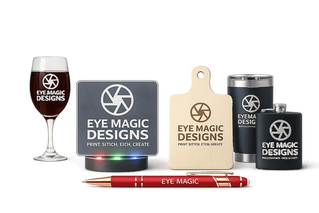 Laser engraved promotional products
