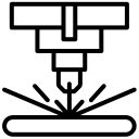 Laser engraving icon